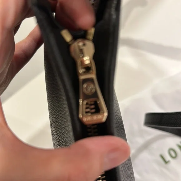 Longchamp Le Foulonne Small Black Crossbody (made in France) - Picture 7 of 13